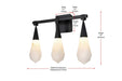 Elegant Lighting - 1013W20BK-22ST - LED Wall Sconce - Amora - Black