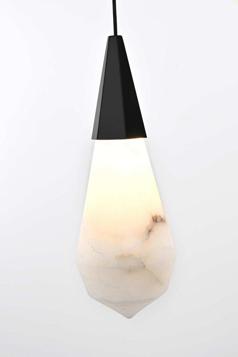 Elegant Lighting - 1013D5BK-22ST - LED Pendant - Amora - Black