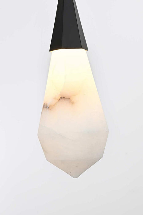 Elegant Lighting - 1013D5BK-22ST - LED Pendant - Amora - Black