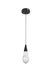 Elegant Lighting - 1013D5BK-22ST - LED Pendant - Amora - Black