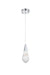 Elegant Lighting - 1013D5C-22ST - LED Pendant - Amora - Chrome