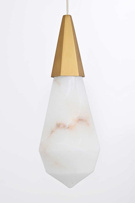 Elegant Lighting - 1013D5SG-22ST - LED Pendant - Amora - Satin Gold