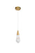 Elegant Lighting - 1013D5SG-22ST - LED Pendant - Amora - Satin Gold