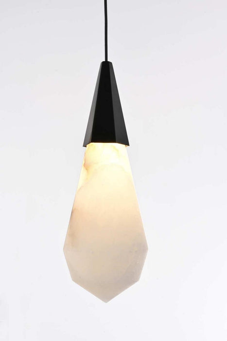 Elegant Lighting - 1013D12BK-22ST - LED Pendant - Amora - Black
