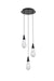 Elegant Lighting - 1013D12BK-22ST - LED Pendant - Amora - Black