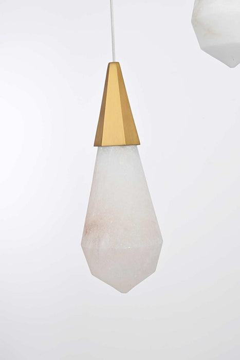 Elegant Lighting - 1013D12SG-22ST - LED Pendant - Amora - Satin Gold