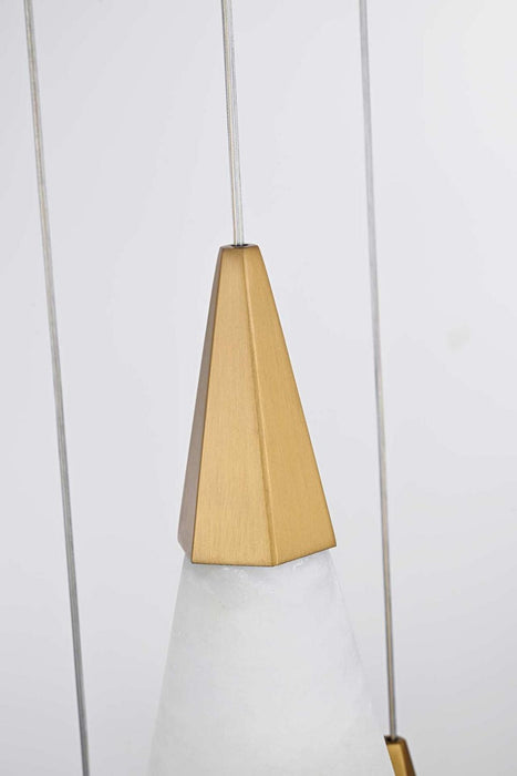 Elegant Lighting - 1013D12SG-22ST - LED Pendant - Amora - Satin Gold