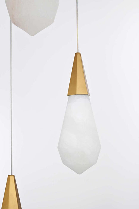 Elegant Lighting - 1013D12SG-22ST - LED Pendant - Amora - Satin Gold