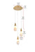 Elegant Lighting - 1013D12SG-22ST - LED Pendant - Amora - Satin Gold