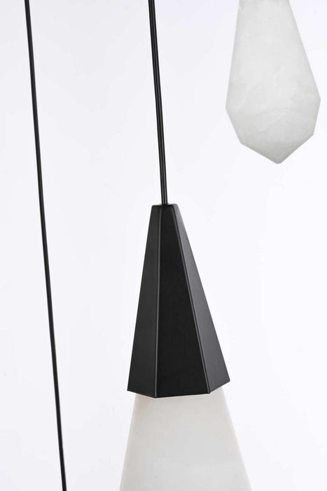 Elegant Lighting - 1013D16BK-22ST - LED Pendant - Amora - Black