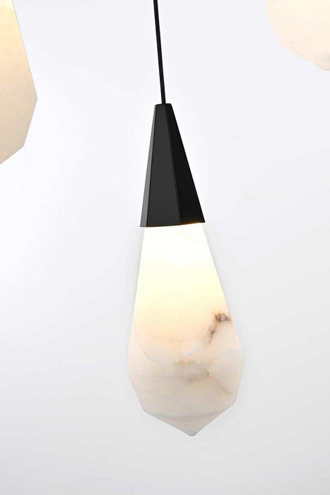Elegant Lighting - 1013D16BK-22ST - LED Pendant - Amora - Black