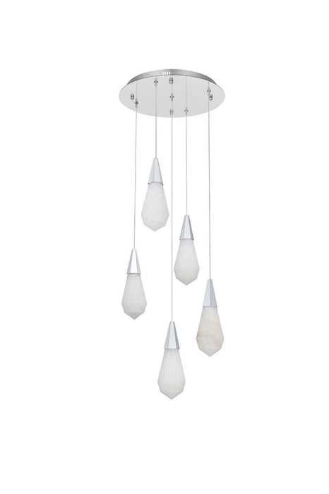 Elegant Lighting - 1013D16C-22ST - LED Pendant - Amora - Chrome