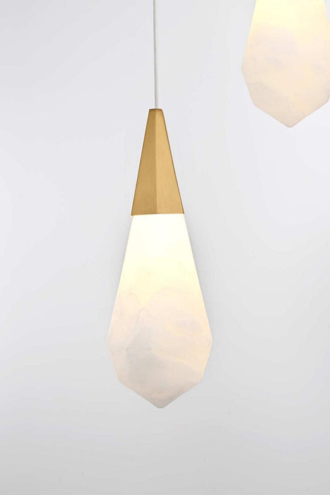 Elegant Lighting - 1013D16SG-22ST - LED Pendant - Amora - Satin Gold