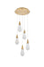 Elegant Lighting - 1013D16SG-22ST - LED Pendant - Amora - Satin Gold