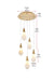 Elegant Lighting - 1013D16SG-22ST - LED Pendant - Amora - Satin Gold