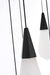 Elegant Lighting - 1013D20BK-22ST - LED Pendant - Amora - Black