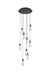 Elegant Lighting - 1013D20BK-22ST - LED Pendant - Amora - Black