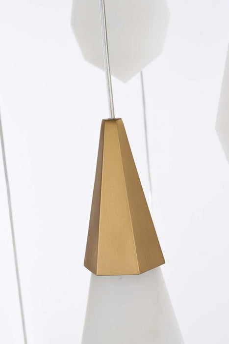 Elegant Lighting - 1013D20SG-22ST - LED Pendant - Amora - Satin Gold