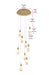Elegant Lighting - 1013D20SG-22ST - LED Pendant - Amora - Satin Gold