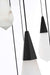 Elegant Lighting - 1013D24BK-22ST - LED Pendant - Amora - Black