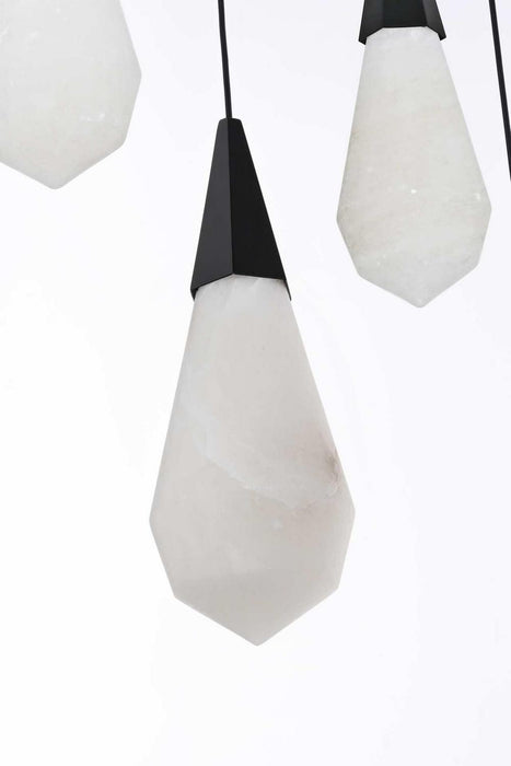 Elegant Lighting - 1013D24BK-22ST - LED Pendant - Amora - Black