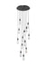 Elegant Lighting - 1013D24BK-22ST - LED Pendant - Amora - Black