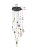 Elegant Lighting - 1013D24BK-22ST - LED Pendant - Amora - Black