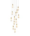 Elegant Lighting - 1013D24SG-22ST - LED Pendant - Amora - Satin Gold