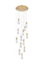Elegant Lighting - 1013D24SG-22ST - LED Pendant - Amora - Satin Gold