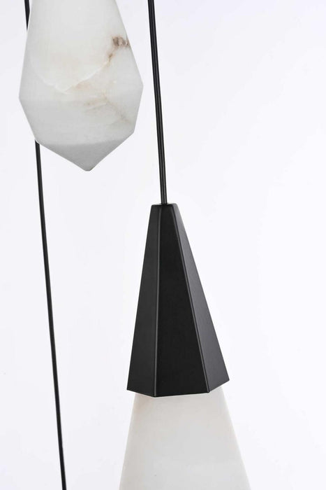 Elegant Lighting - 1013D28BK-22ST - LED Pendant - Amora - Black