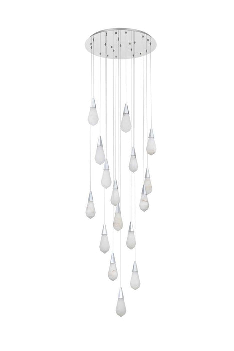 Elegant Lighting - 1013D28C-22ST - LED Pendant - Amora - Chrome