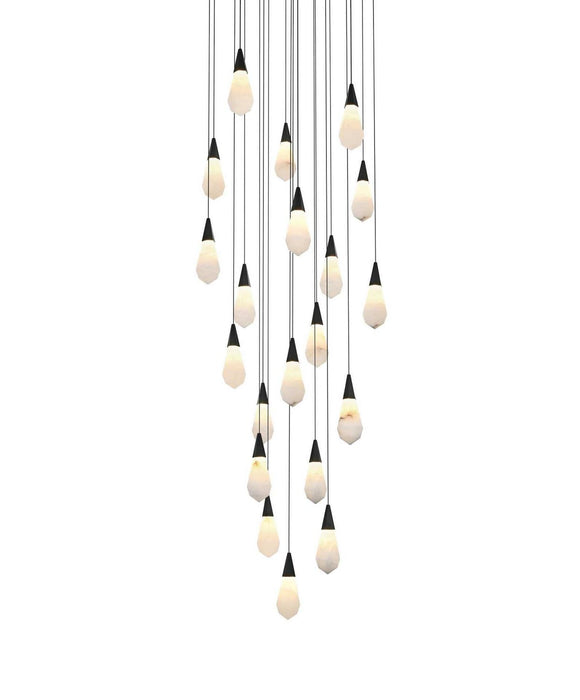Elegant Lighting - 1013G32BK-22ST - LED Chandelier - Amora - Black