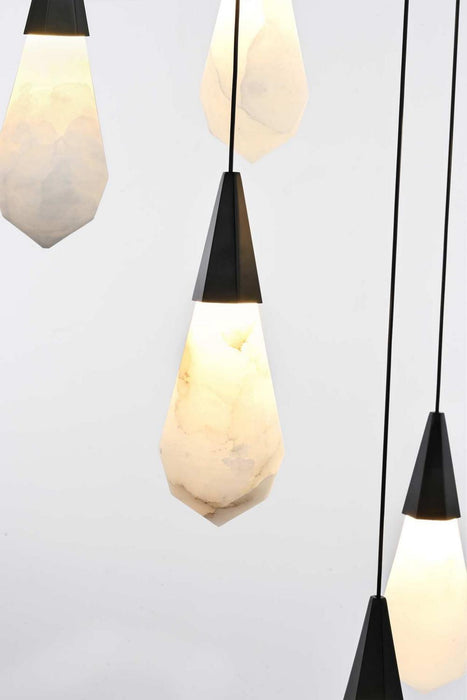Elegant Lighting - 1013G32BK-22ST - LED Chandelier - Amora - Black