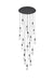 Elegant Lighting - 1013G32BK-22ST - LED Chandelier - Amora - Black