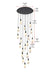 Elegant Lighting - 1013G32BK-22ST - LED Chandelier - Amora - Black