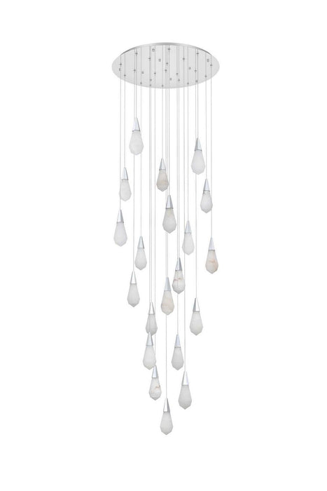 Elegant Lighting - 1013G32C-22ST - LED Chandelier - Amora - Chrome