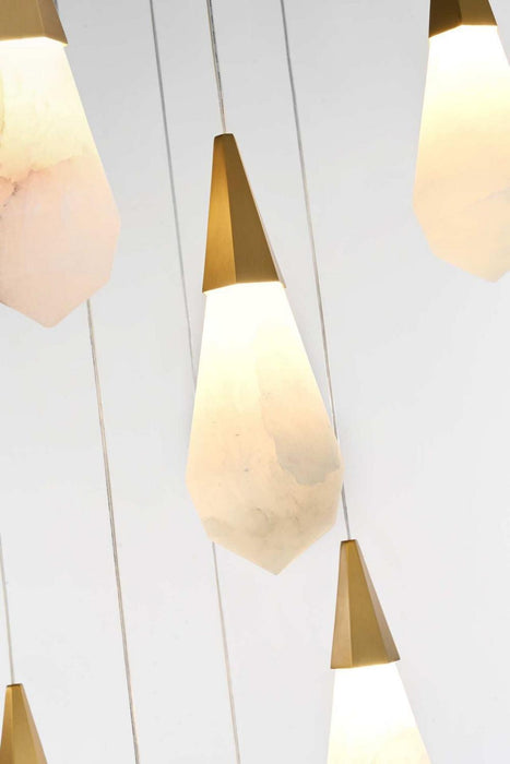 Elegant Lighting - 1013G32SG-22ST - LED Chandelier - Amora - Satin Gold