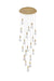Elegant Lighting - 1013G32SG-22ST - LED Chandelier - Amora - Satin Gold