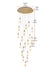 Elegant Lighting - 1013G32SG-22ST - LED Chandelier - Amora - Satin Gold