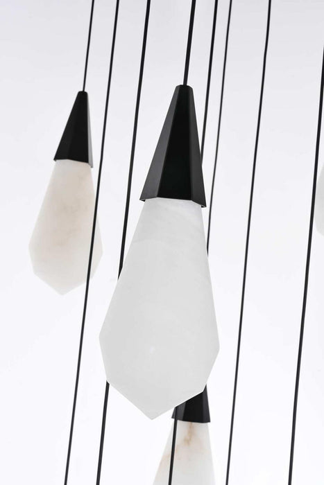 Elegant Lighting - 1013G36BK-22ST - LED Chandelier - Amora - Black