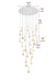 Elegant Lighting - 1013G36C-22ST - LED Chandelier - Amora - Chrome