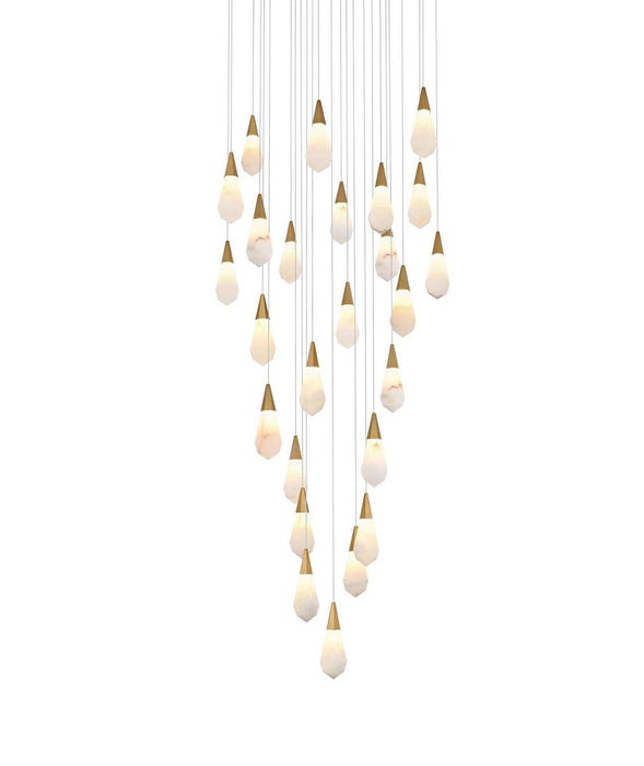 Elegant Lighting - 1013G36SG-22ST - LED Chandelier - Amora - Satin Gold