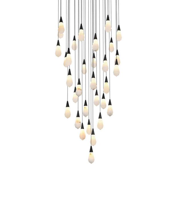 Elegant Lighting - 1013G42BK-22ST - LED Chandelier - Amora - Black