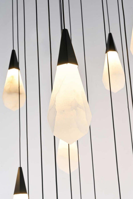 Elegant Lighting - 1013G42BK-22ST - LED Chandelier - Amora - Black