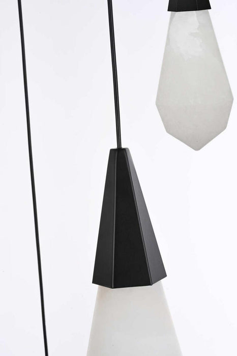 Elegant Lighting - 1013G42BK-22ST - LED Chandelier - Amora - Black