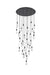 Elegant Lighting - 1013G42BK-22ST - LED Chandelier - Amora - Black