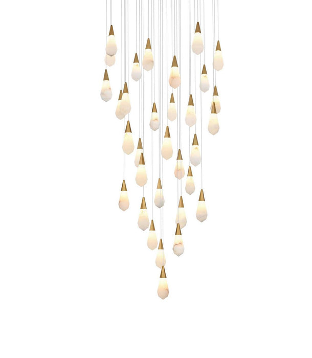 Elegant Lighting - 1013G42SG-22ST - LED Chandelier - Amora - Satin Gold