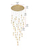 Elegant Lighting - 1013G42SG-22ST - LED Chandelier - Amora - Satin Gold