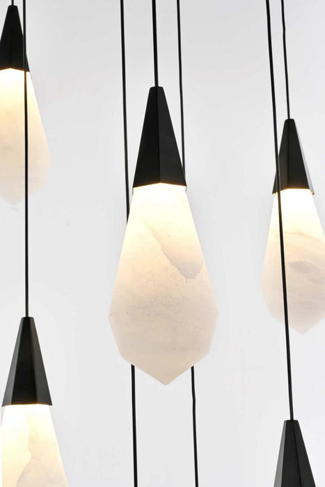 Elegant Lighting - 1013G48BK-22ST - LED Chandelier - Amora - Black