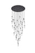 Elegant Lighting - 1013G48BK-22ST - LED Chandelier - Amora - Black